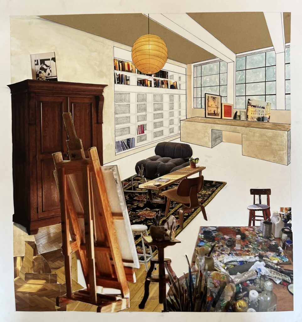 studio interior imagined